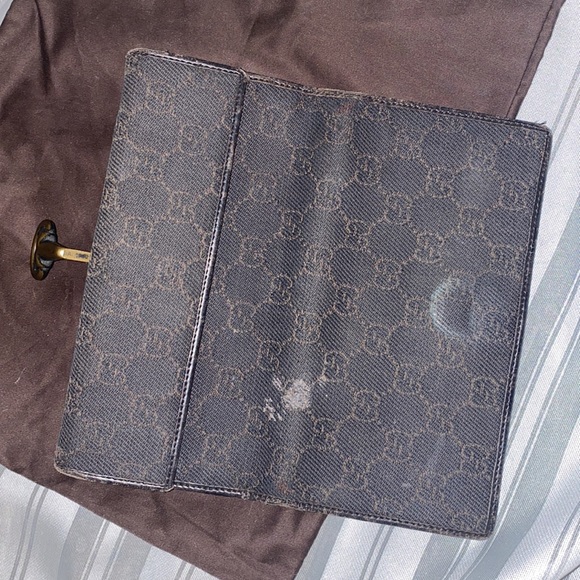 Gucci vintage long wallet with ring closure - Picture 6 of 6